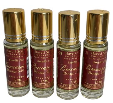 Baccarat Rouge 540 Parfum Oil 12ml (Pack of 4)