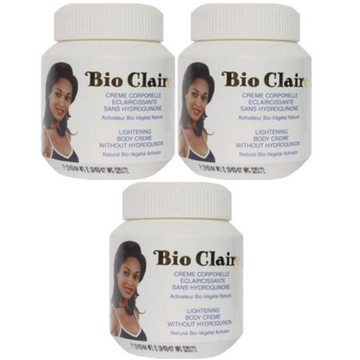 Bio Claire Lightening Body Jar Cream 4.4oz (3 Pack)
