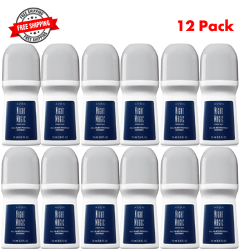 Avon Night Magic Roll-on Anti-perspirant Deodorant Size 2.6 oz (12-Pack)