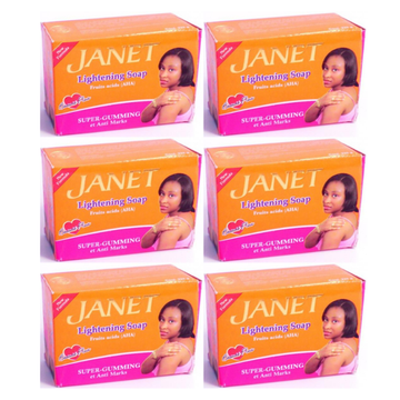 Janet Lightening Soap 225g (6-Pack)