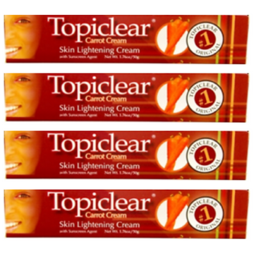 Topiclear Carrot Lightening Cream 1.76oz (4 Pack)
