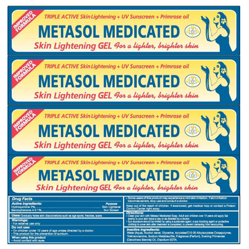 Metasol Lightening Gel 1.76oz (Pack of 4)