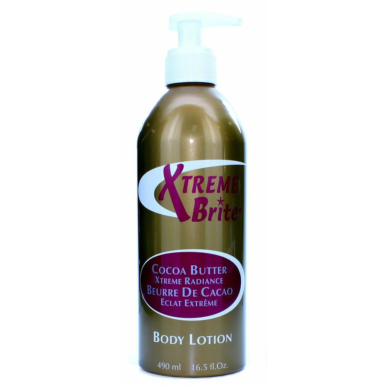 XTREME Brite Cocoa Butter Body Lotion 490ml Bottle 16.5oz