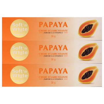 Soft’n White Papaya Lightening Cream 1.76oz (3 Pack)