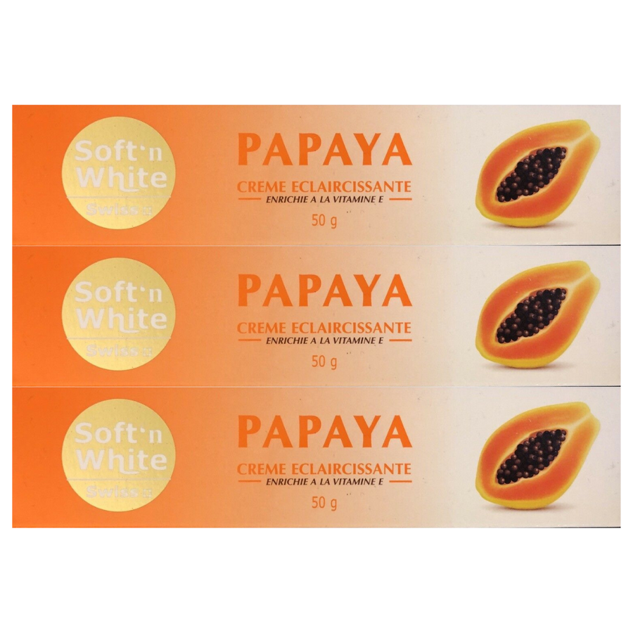 Soft’n White Papaya Lightening Cream 1.76oz (3 Pack)