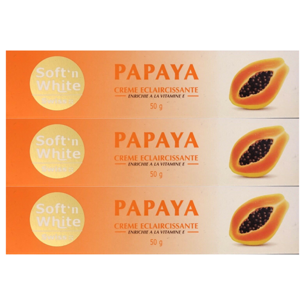 Soft'n White Papaya Cream tube 1.76 oz