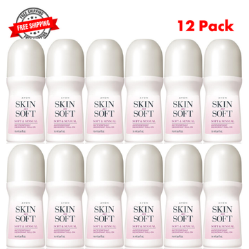 Avon Skin So Soft Roll-on Anti-perspirant Deodorant Size 2.6 oz (12-Pack)