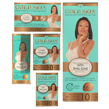 GOLD SKIN CLARIFYING WITH SNAIL SLIME FAST ACTION 10 Days (COMPLETE SET)