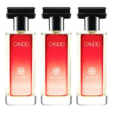 Avon Candid Cologne Perfume Spray 1.7oz (Pack of 3)