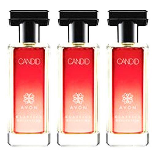 Avon Candid Cologne Perfume Spray 1.7oz (Pack of 3)