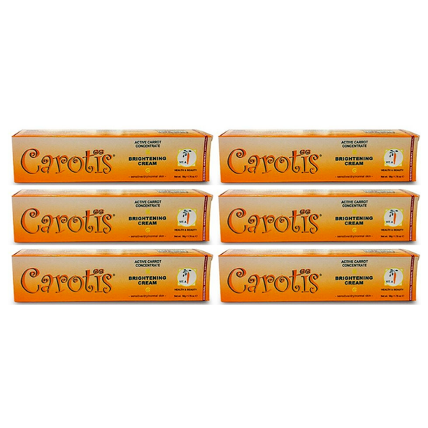 Carotis Brightening Cream 50g New (Pack of 6) 1.76oz Each