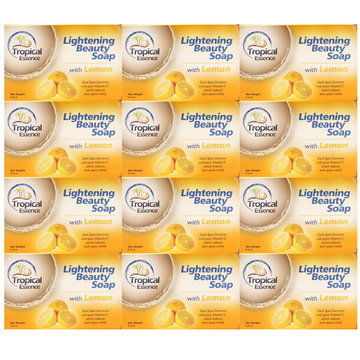 Tropical Essence Lightening Beauty Soap with LEMON (PACK of 12)