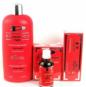 Pr. Francoise Bedon Royal Lotion, Soap, Tube Cream And Serum 4 pack