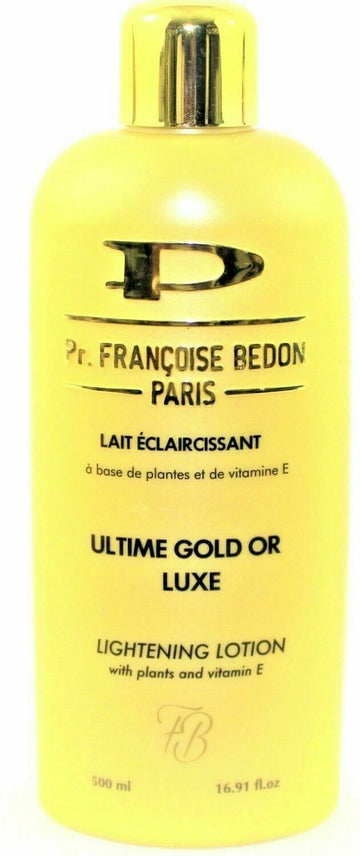 PR FRANÇOISE BEDON LIGHTENING LOTION ULTIME GOLD OR LUXE 500ml. 16.8 FLOZ