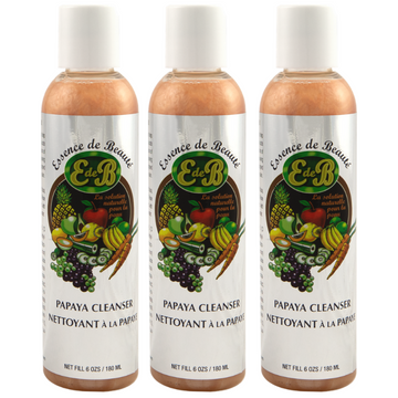 Essence de Beaute Papaya Cleanser 6oz (3 Pack)