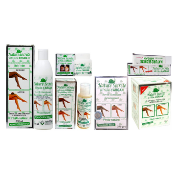 Nature Secrete Set (Cream Jar 300g + Soap + Cream Tube + Black Spot Corrector + Oil + Lotion)