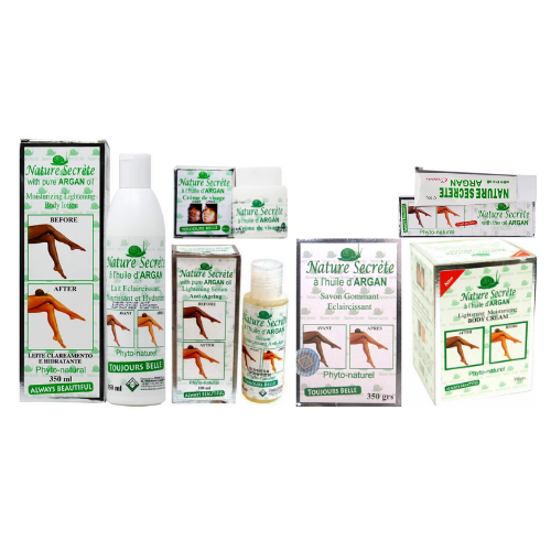 Nature Secrete Set (Cream Jar 300g + Soap + Cream Tube + Black Spot Corrector + Oil + Lotion)