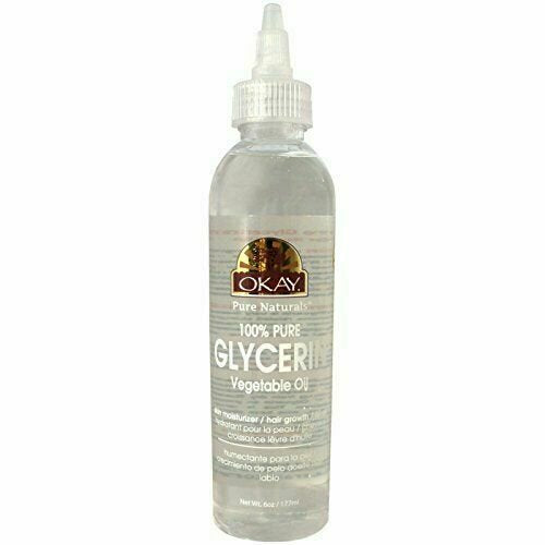 Okay 100% Pure Glycerin Vegetable Oil 6oz