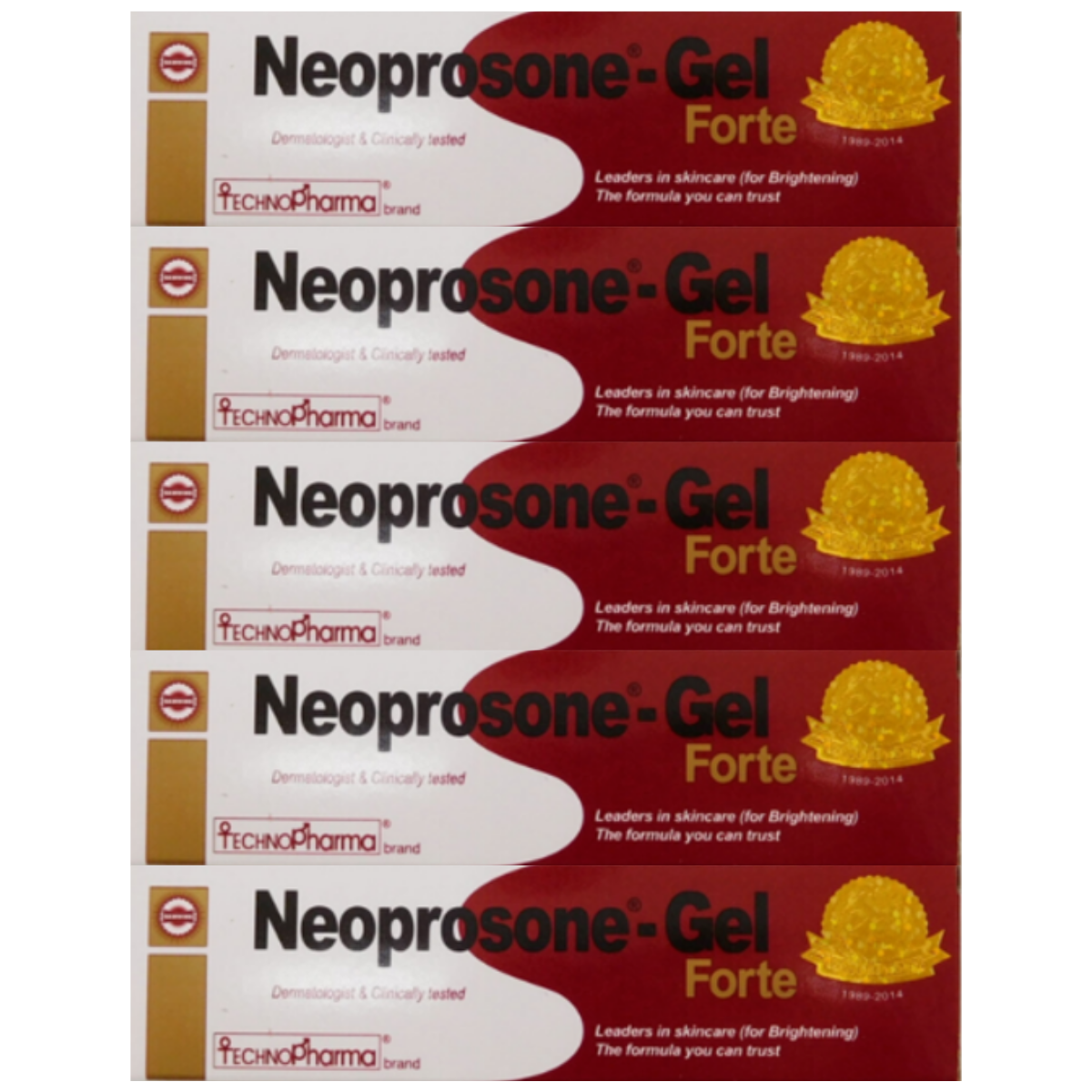 Neoprosone Brightening Gel 1oz (Pack of 5)
