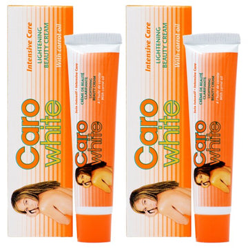 Caro White Lightening Beauty Cream with carrot oil 1oz (Pack of 2)