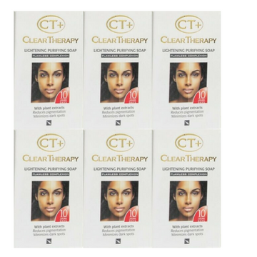 CT+ Clear Therapy - Lightening Purifying Original Soap 6.2oz (175g) (6 PACK)