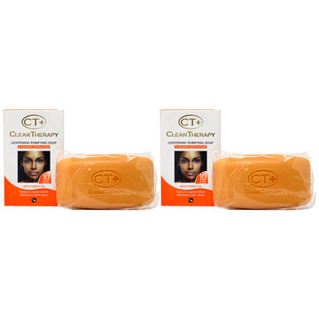CT+ Clear Therapy - Lightening Purifying Soap w/Carrot Oil 6.2oz (175g) (2 PACK)
