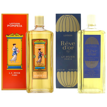 Pompëia Lotion + Reve D'or by L.T Piver 14oz (2 Pack)