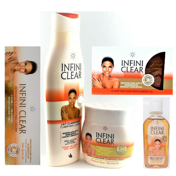 INFINI CLEAR INTENSIVE CLARIFYING CREAM JAR, LOTION, SOAP, OIL, CREME TUBE
