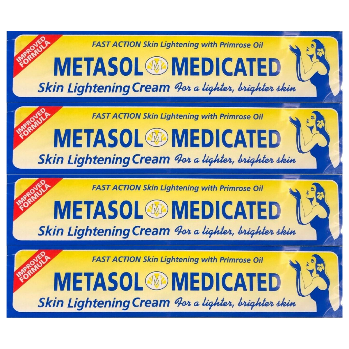 Metasol Lightening Cream, 1.76 oz (Pack of 4)