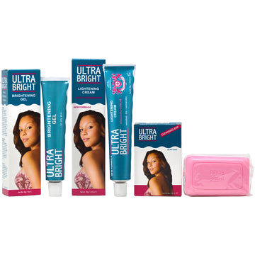 Ultra Bright Set Brightening Gel 1oz + Cream 1.76oz + Soap 2.82oz