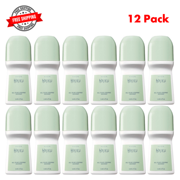 Avon Haiku Roll-on Anti-perspirant Deodorant Size 2.6 oz (12-Pack)