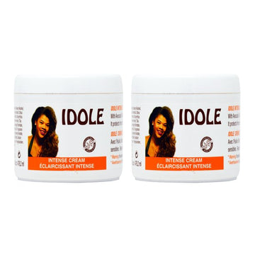 IDOLE Intense Lightening Cream Jar with Avocado Oil 476.2ml/16oz (Pack of 2)
