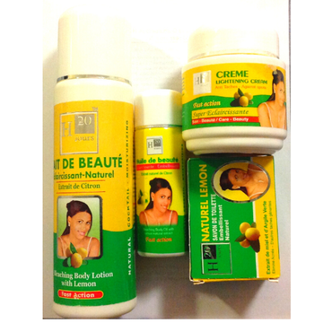 H20 Jours Lemon Set (Cream tube + Cream 300g + Lotion + Soap)
