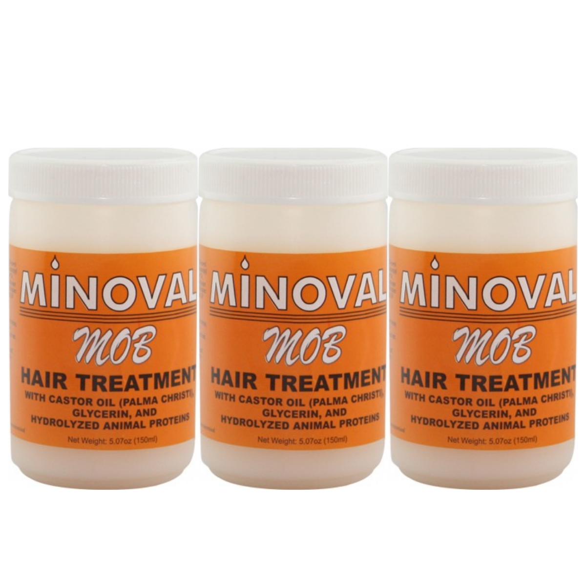 MINOVAL MOB Hair Treatment Pommade 150ml (Pack of 3)