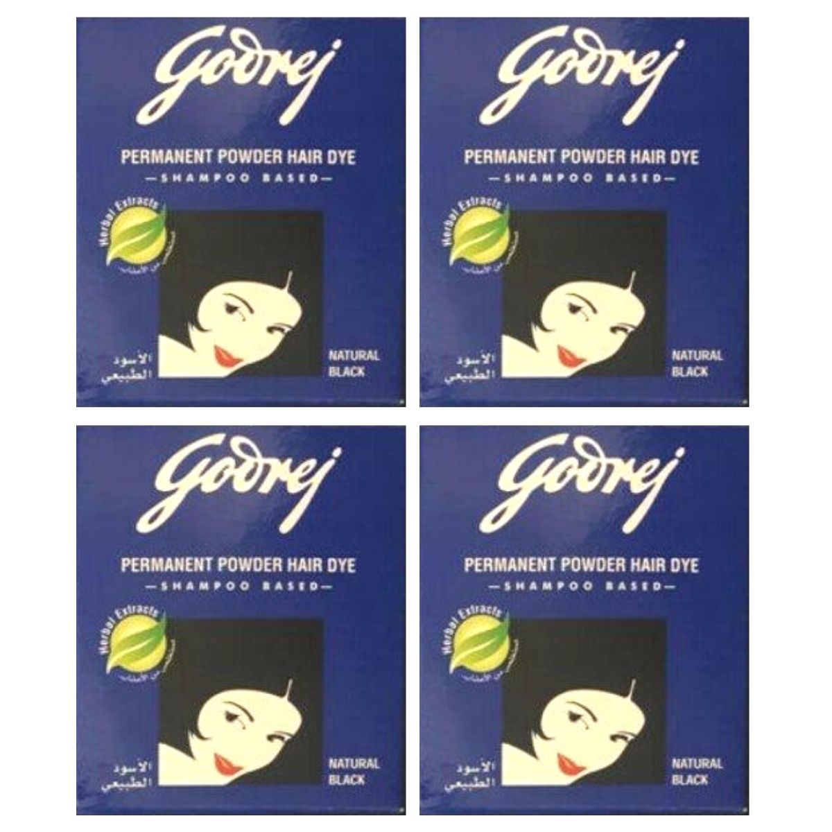 Godrej Permanent Hair Dye (Pack of 4)