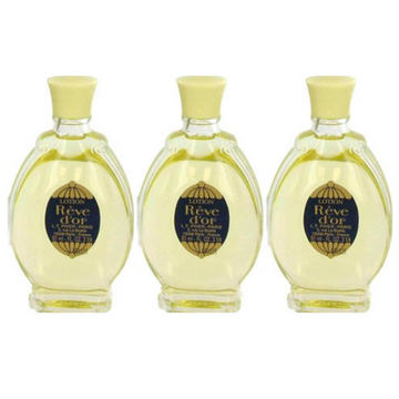 Reve D'or Cologne By Piver 20ml (3 Pack)