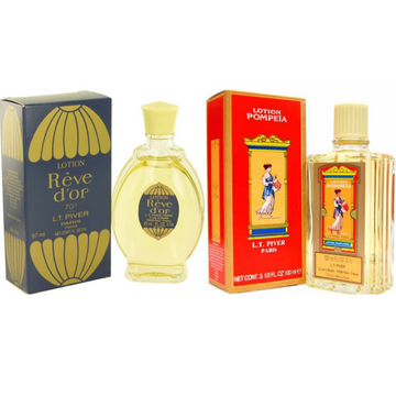 Reve D'or & Pompëia by Piver Cologne Splash 3.25oz (2 Pack)
