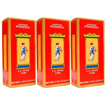 L.T Piver Pompëia Lotion Cologne 3.3oz (3 Pack)