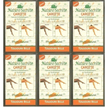 Nature Secréte Lightening Carrot Soap 350g (6 pack)