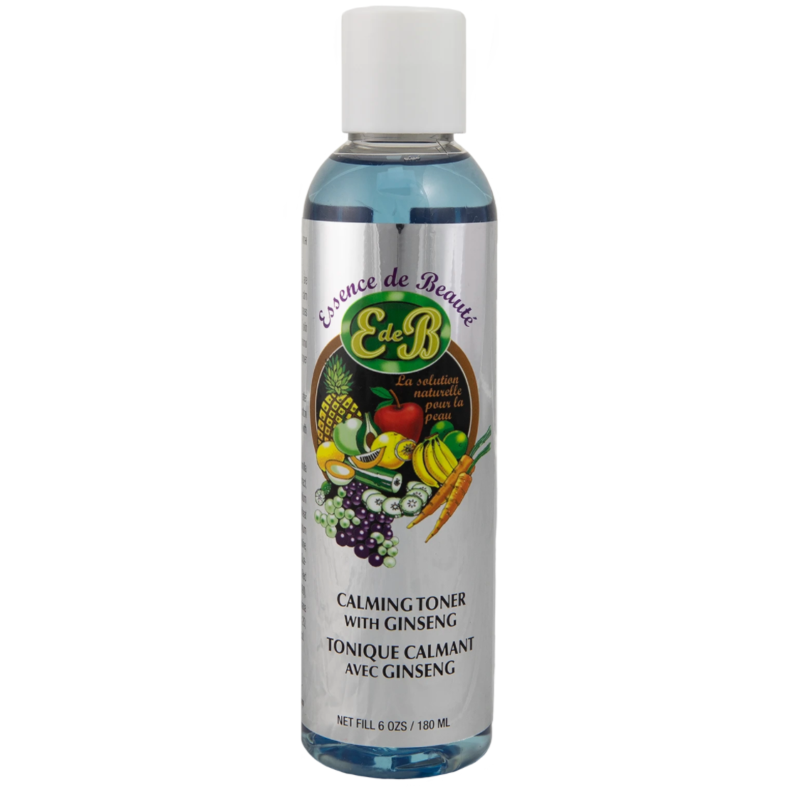ESSENCE DE BEAUTE ALL NATURAL BODY SKIN CALMING TONER WITH GINSENG 6oz 180ml