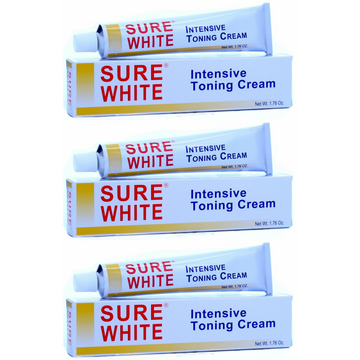 Sure White Intensive Toning Cream 1.76oz (Pack of 3)