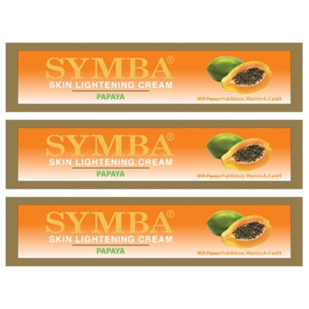 Symba Lightening Cream Papaya 57g (Pack of 3)