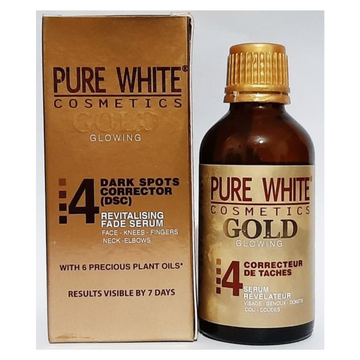 Pure white gold serum fast action black spot remover