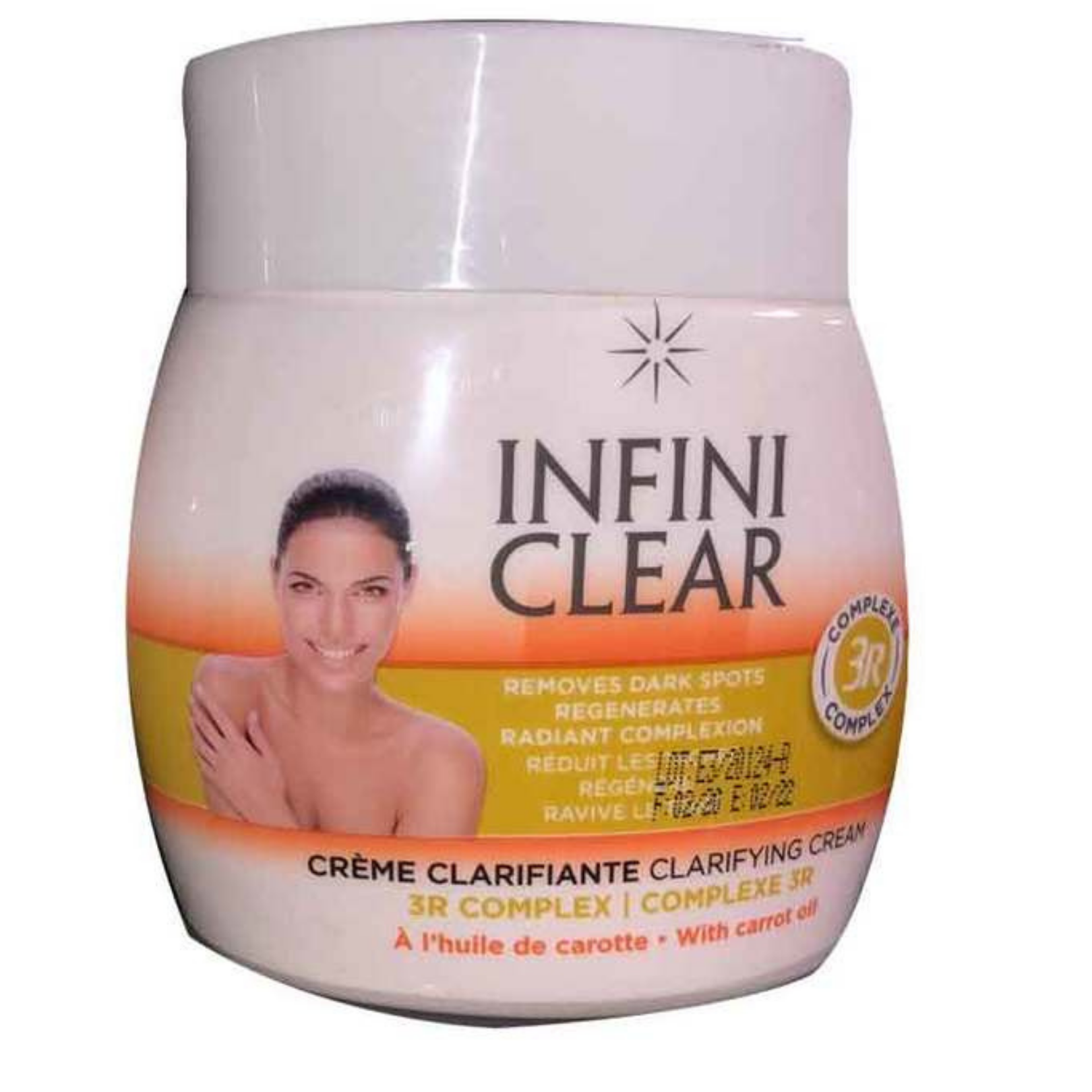 Infini Clear Clarifying Cream 3R Complex W Carrot Oil 300Ml