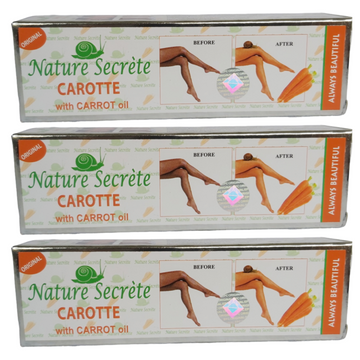 Nature Secret Carrot Oil Cream 50g Tube Brand New (Pack of 3)