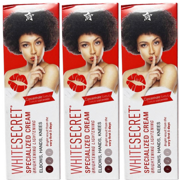 White Secret Cream Tube (Pack of 3)