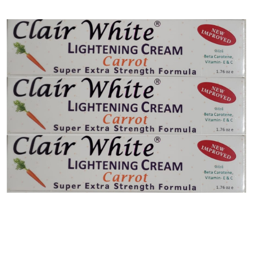 Clair White Carrot Cream 50g (Pack of 3)