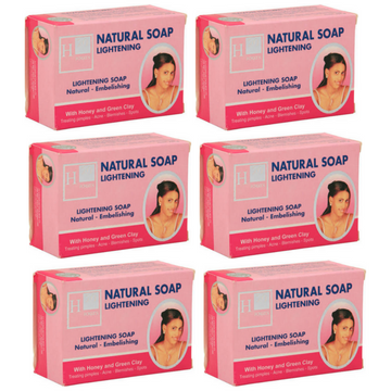 H20 Jours Natural Whitening Eclaircissant 250g Soap/ Fast Shipping (Pack of 6)