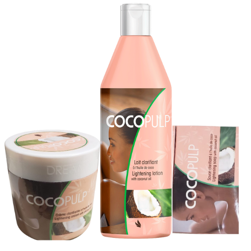 Cocopulp Set (Lotion 500ml + Cream 500ml + Soap)
