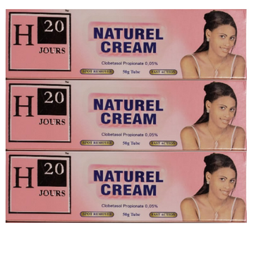 H20 Jours Naturel Cream 50g (Pack of 3)